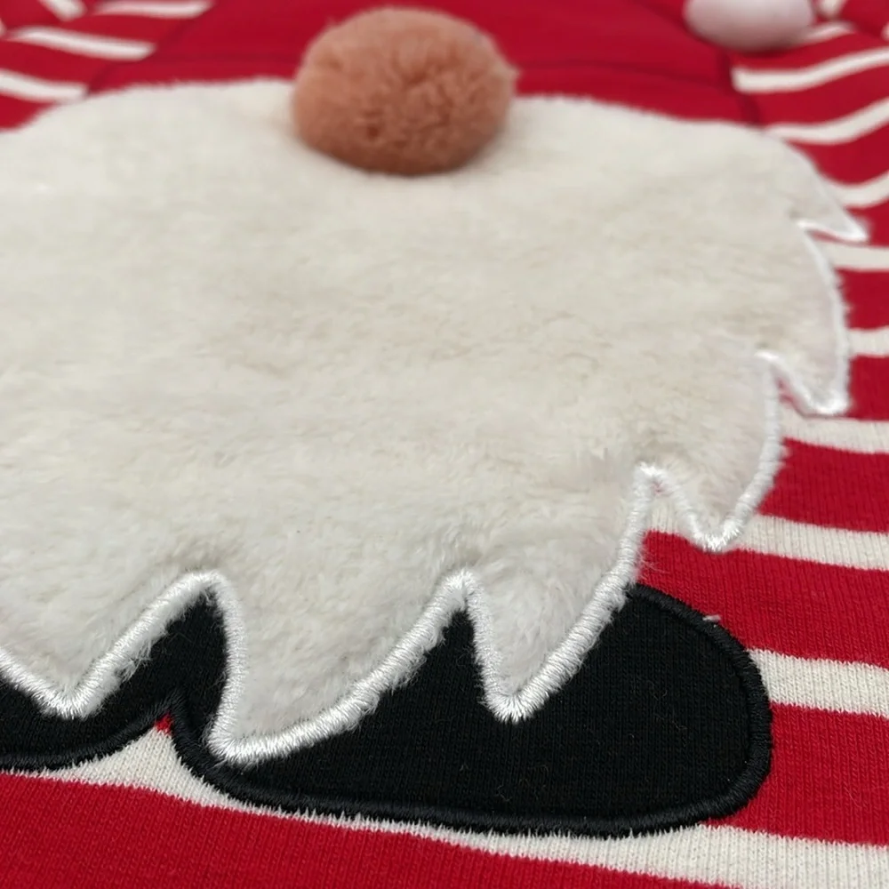 Baby Santa Gnome Onesie Romper Christmas Outfit with‎ Santa Hat - 0-3M